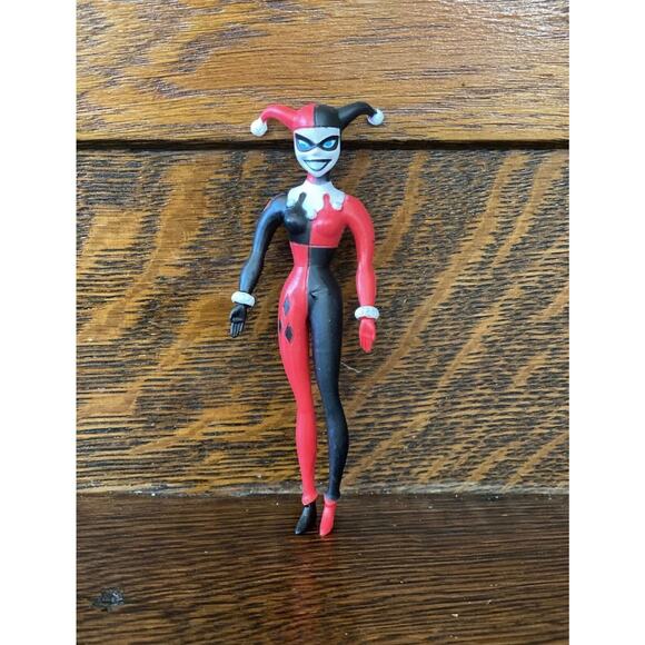 NWOT Red & Black Harley Quinn Action Figure Doll DC Super Hero Stocking Stuffers - Picture 7 of 8